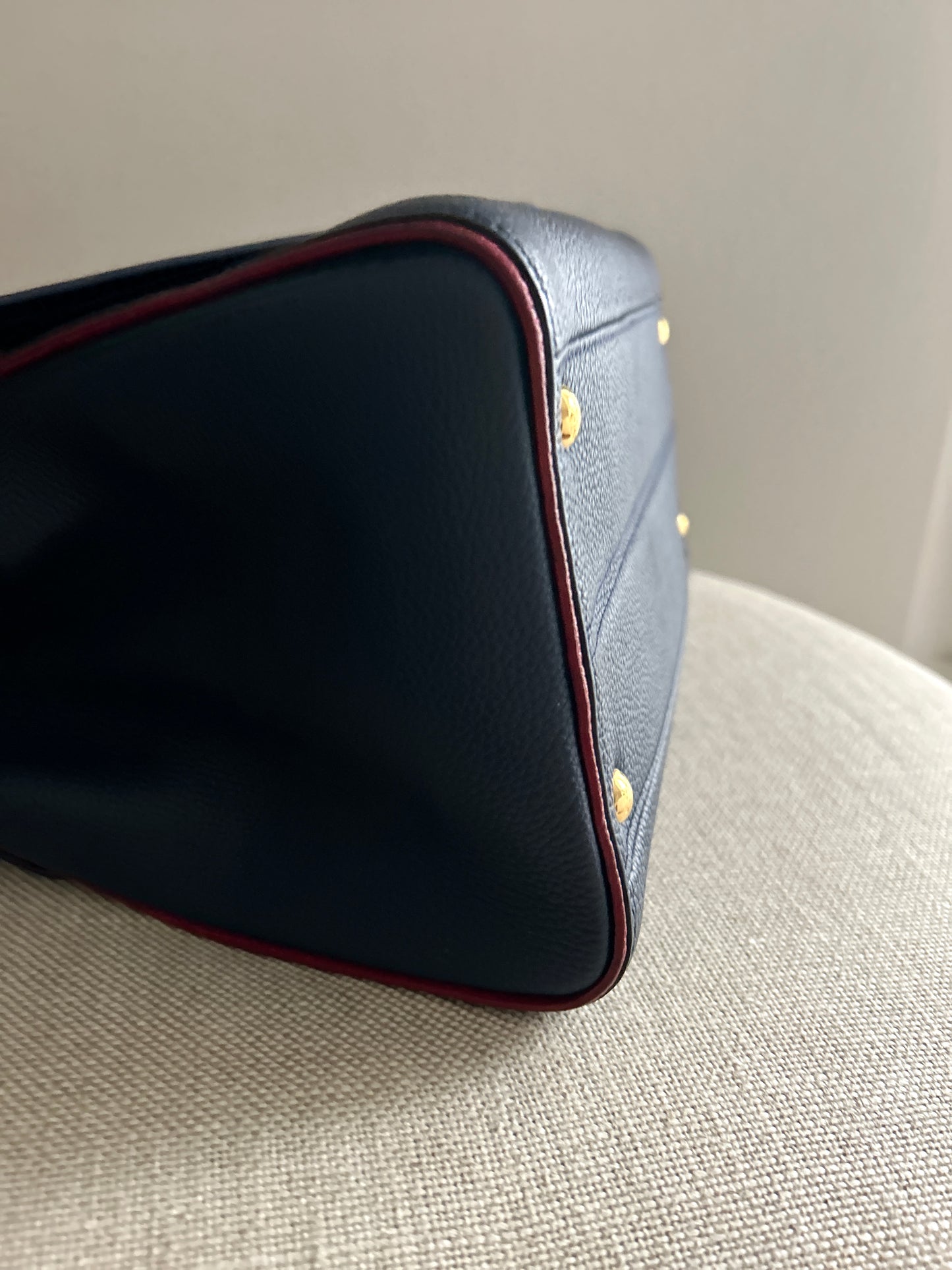 Louis Vuitton Monogram Leather Double V Crossbody Shoulder Bag