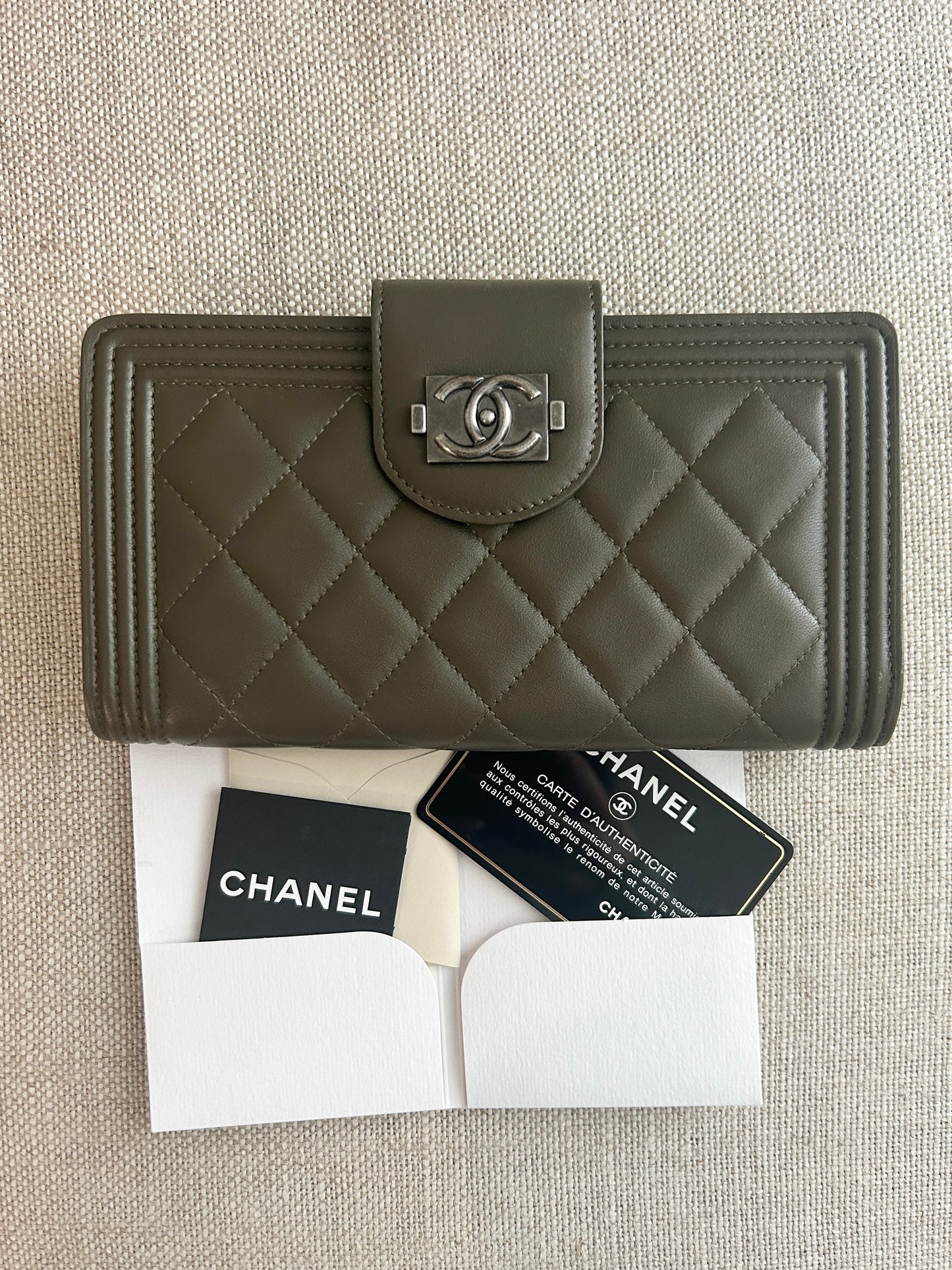 Chanel Le Boy Long Wallet
