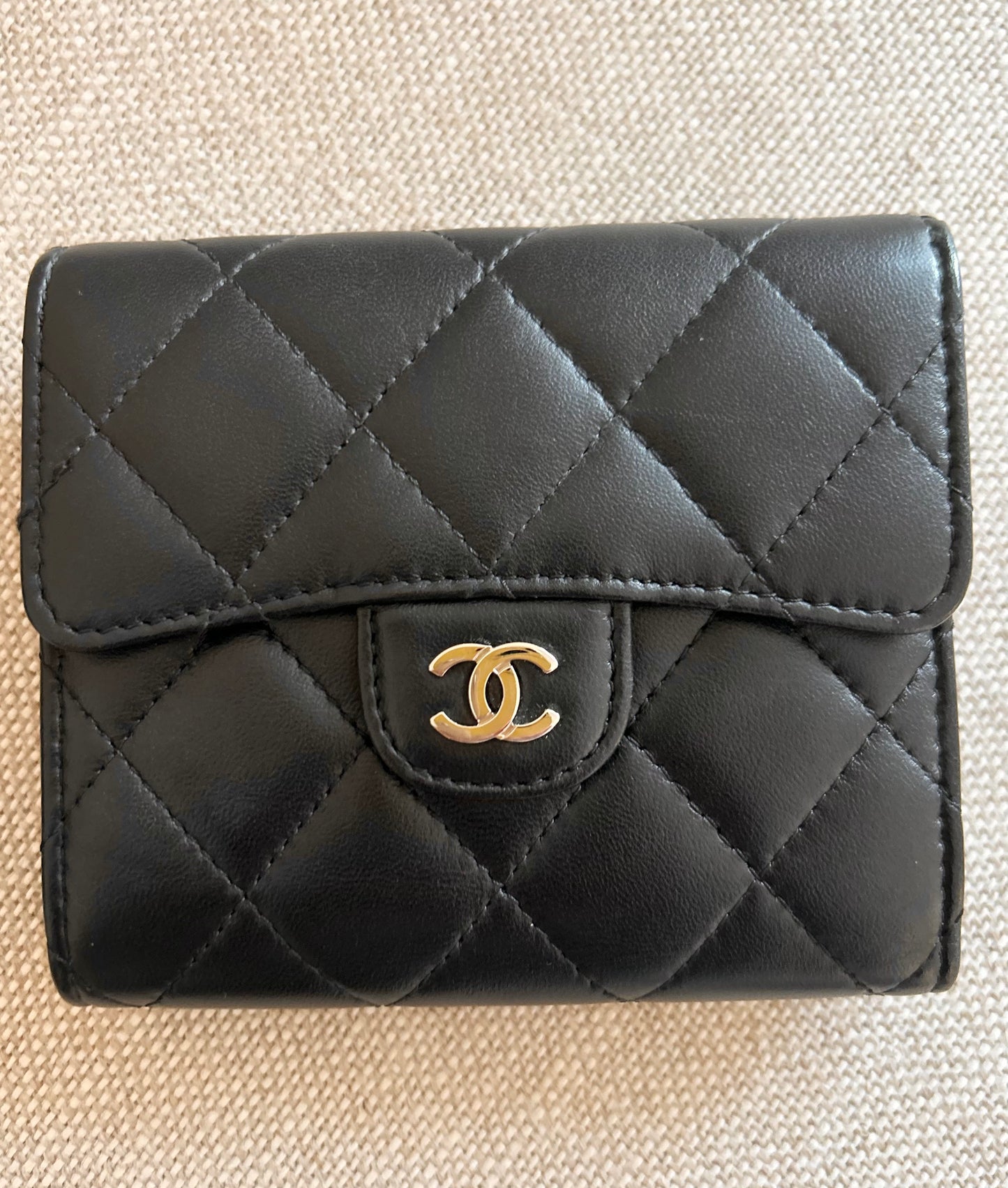 Chanel Lambskin Short Wallet