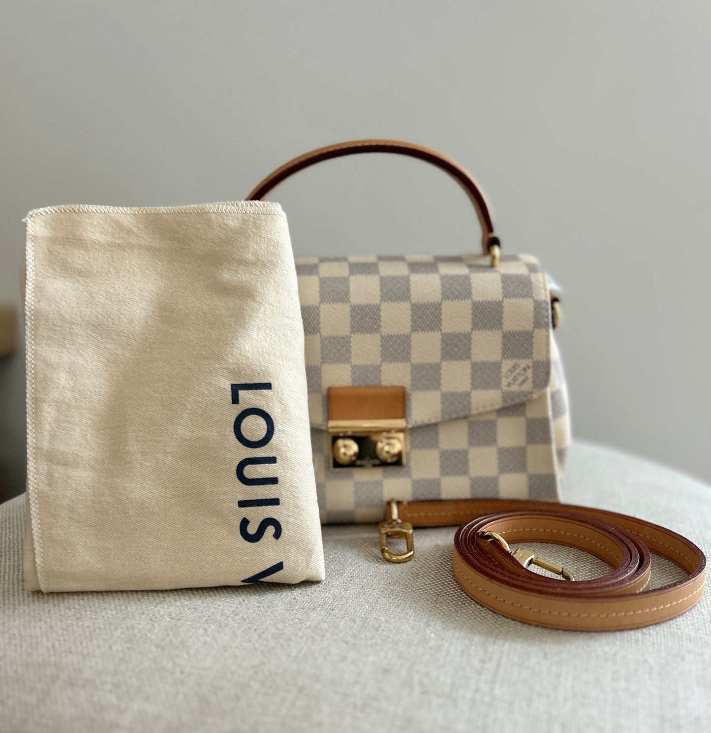 Louis Vuitton Croisette in Damier Azure