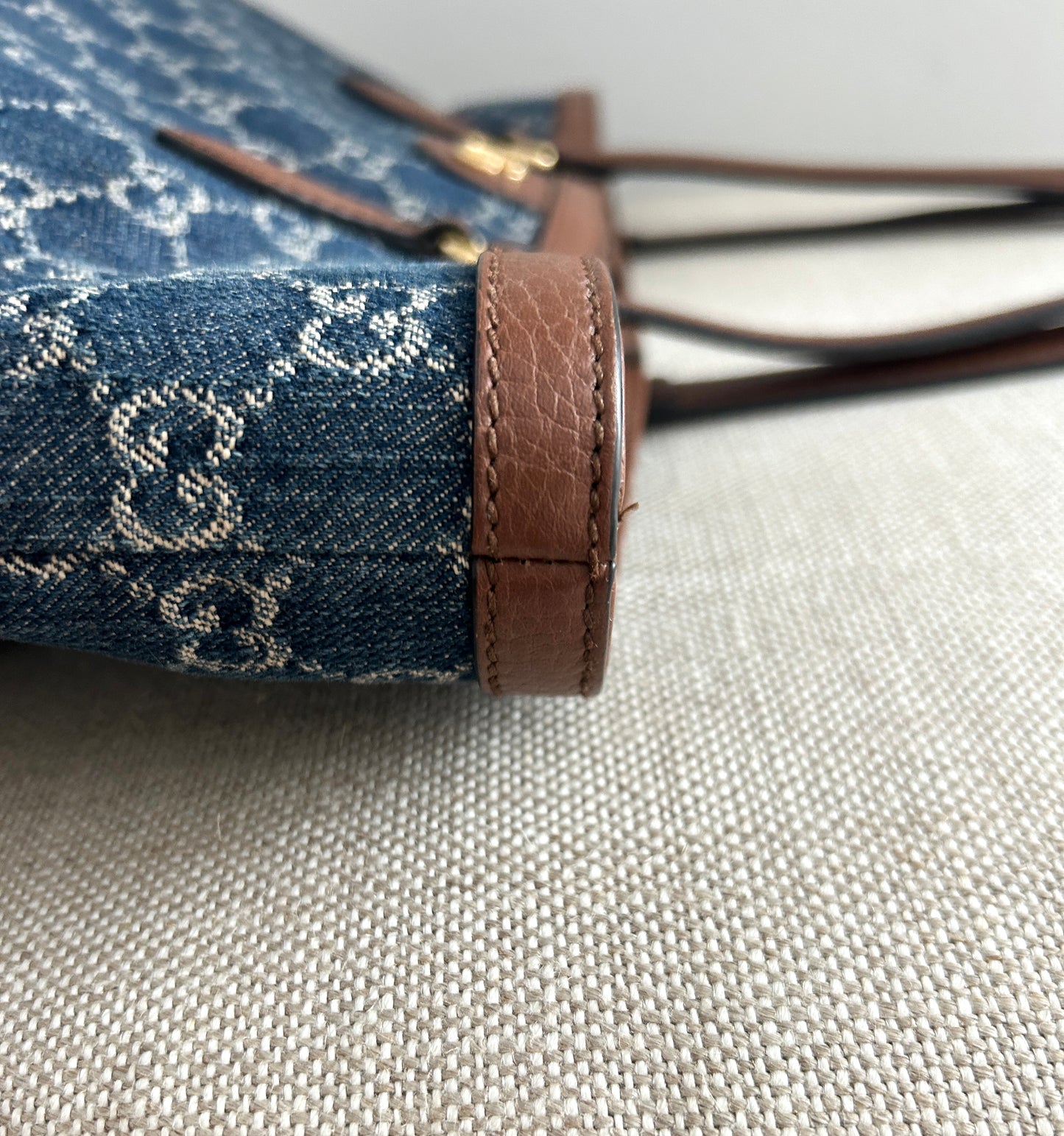 Gucci Ophidia Denim Tote