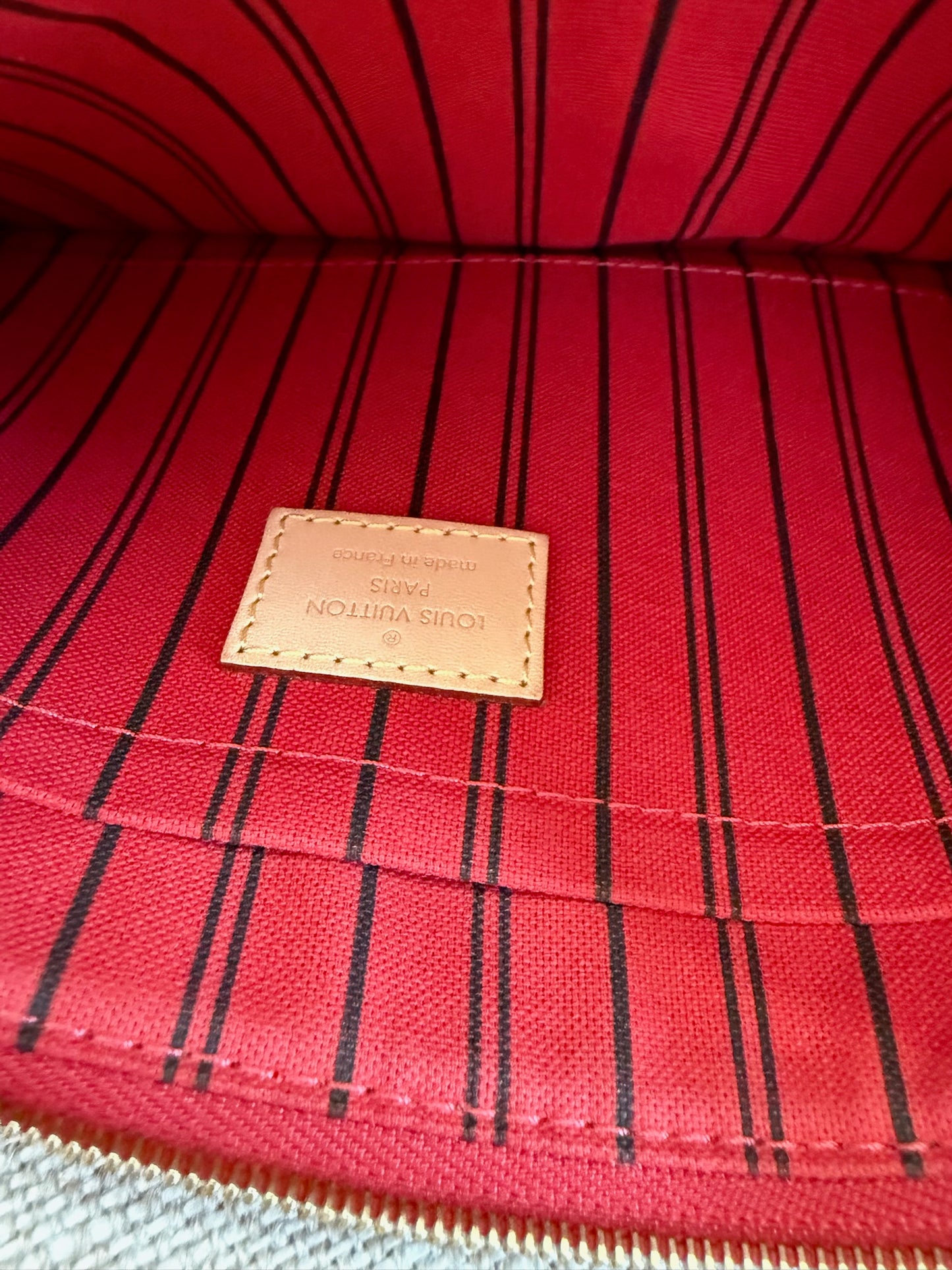 Louis Vuitton Pochette (cherry interior)