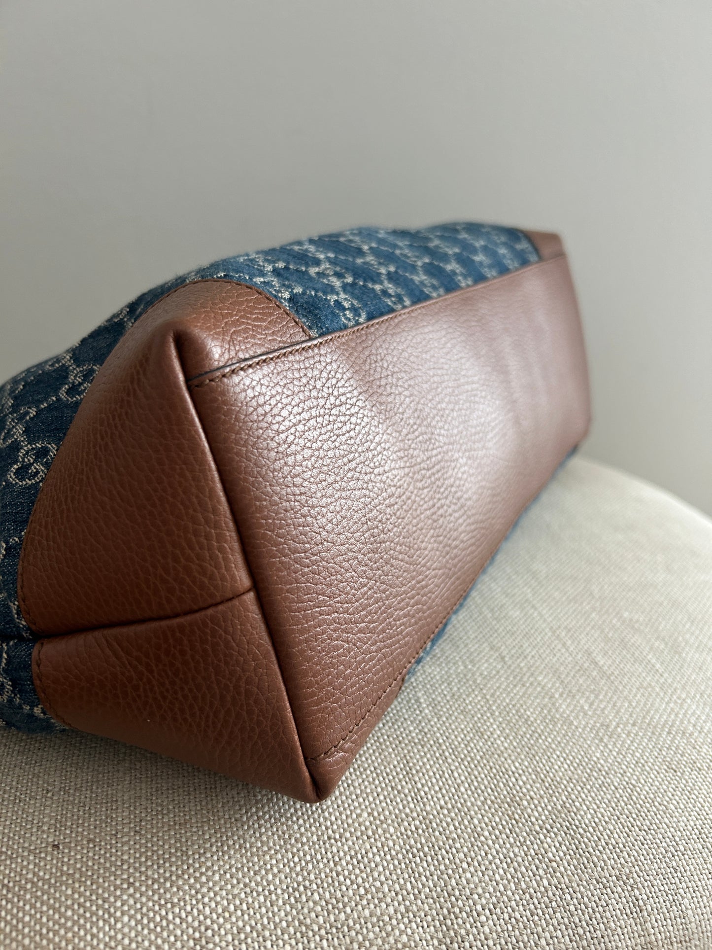 Gucci Ophidia Denim Tote