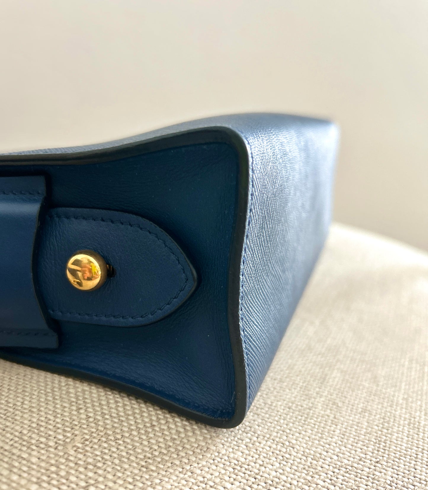 Prada Esplande Leather Handbag in Bluette