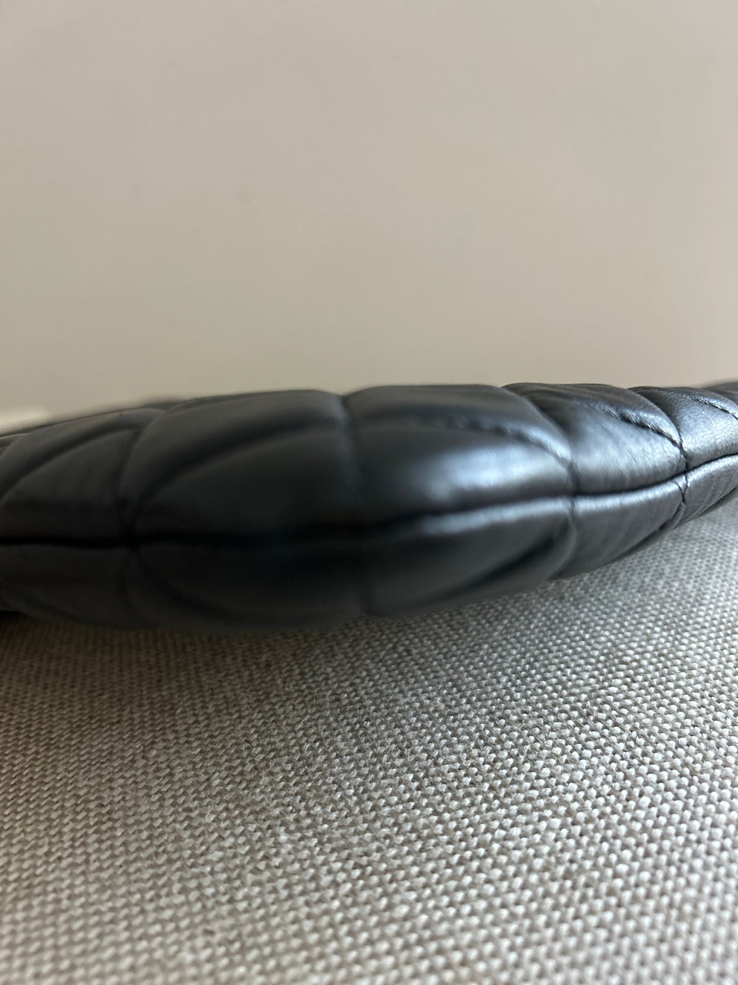 Chanel Lambskin Diamond Quilt Clutch / Pouch