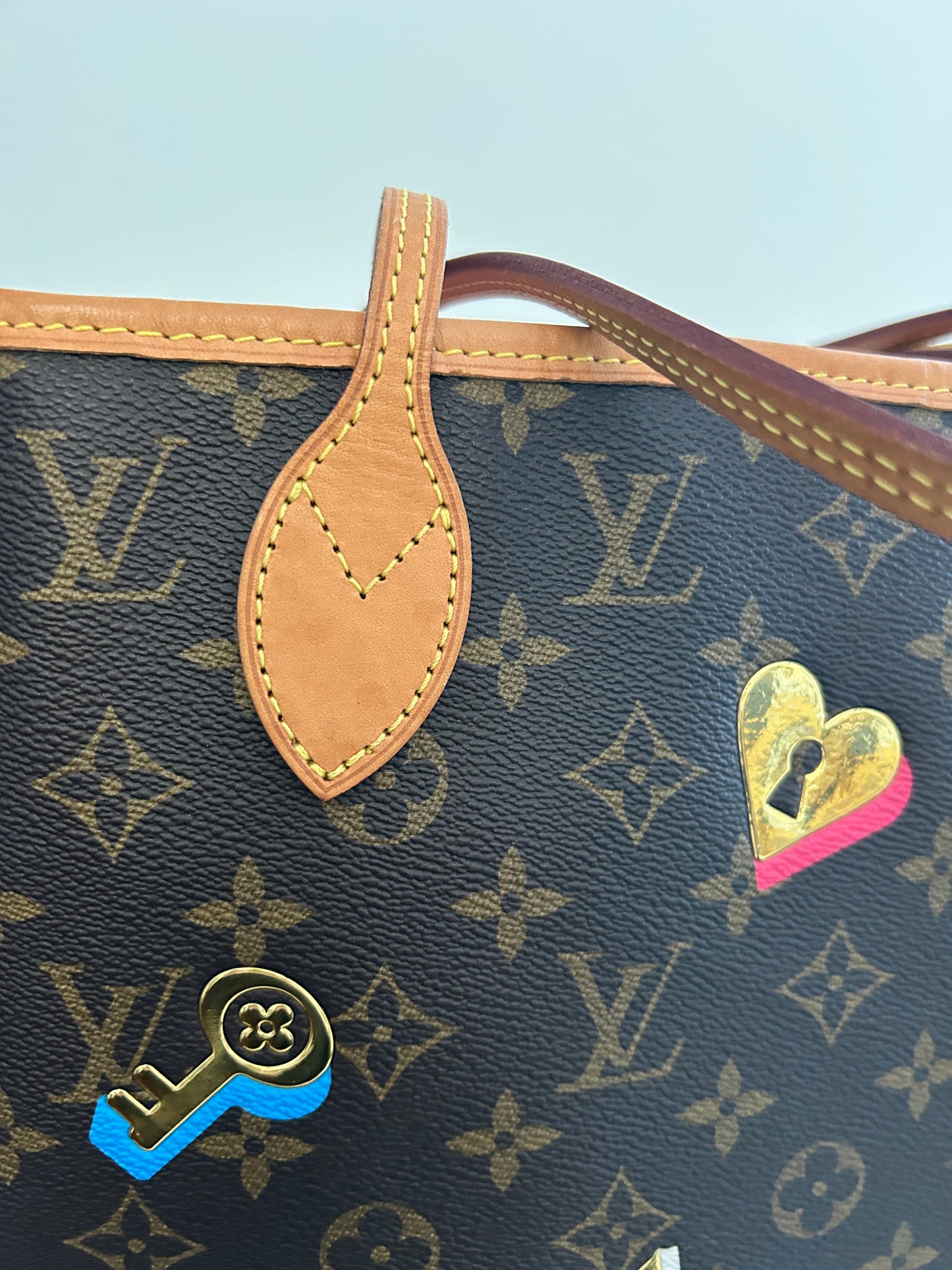 Louis Vuitton Neverfull Limited Edition Love Lock Monogram MM