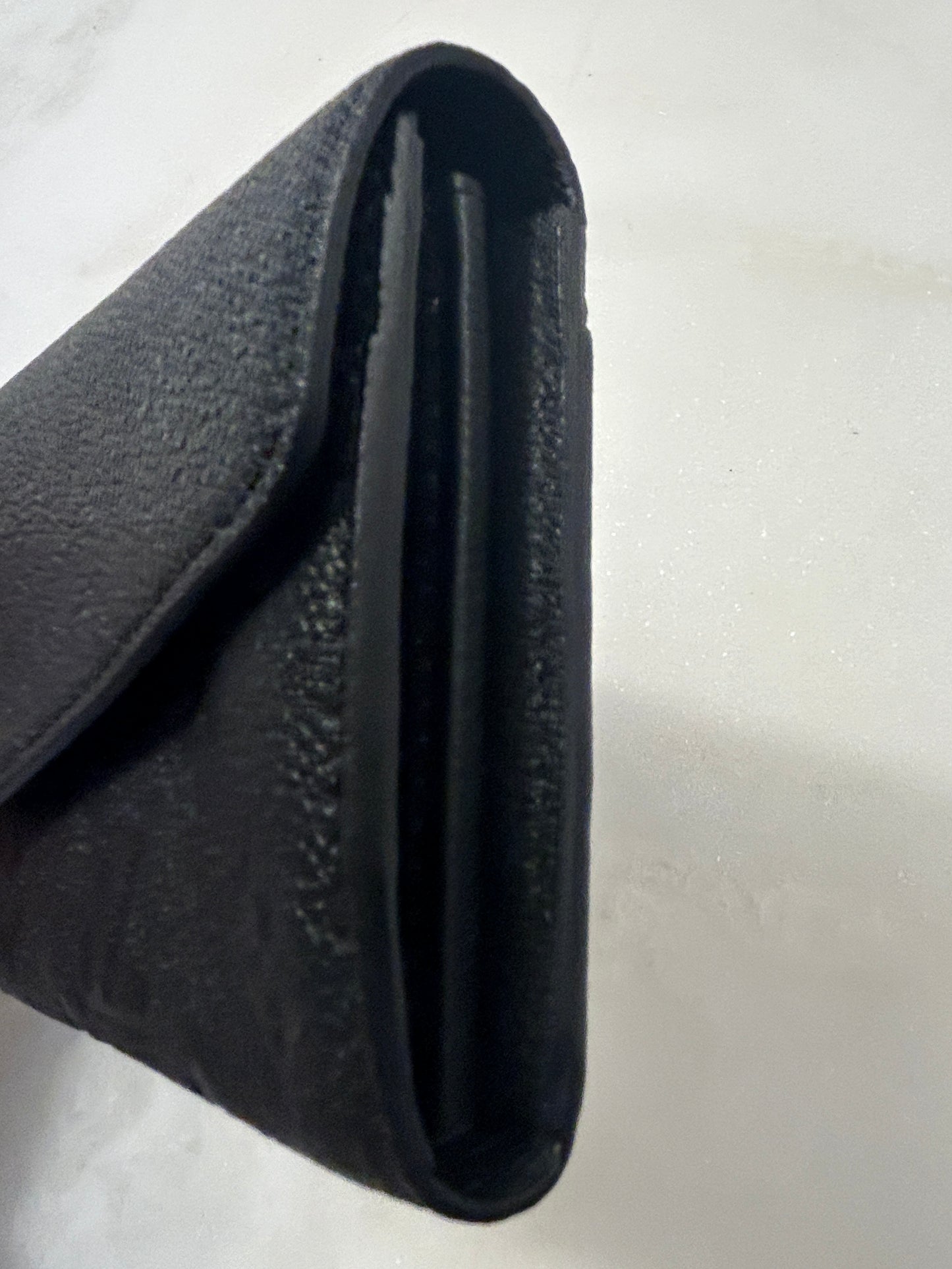 Louis Vuitton Monogram Empreinte Sarah Wallet- Black