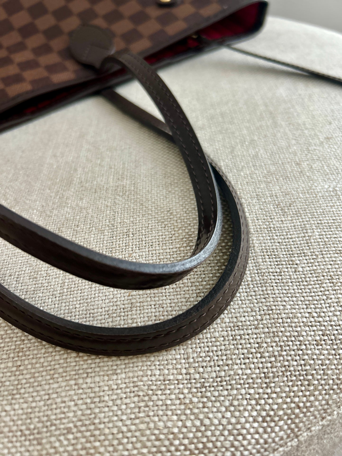 Louis Vuitton Neverfull MM in Eben /with Pochette (pouch)