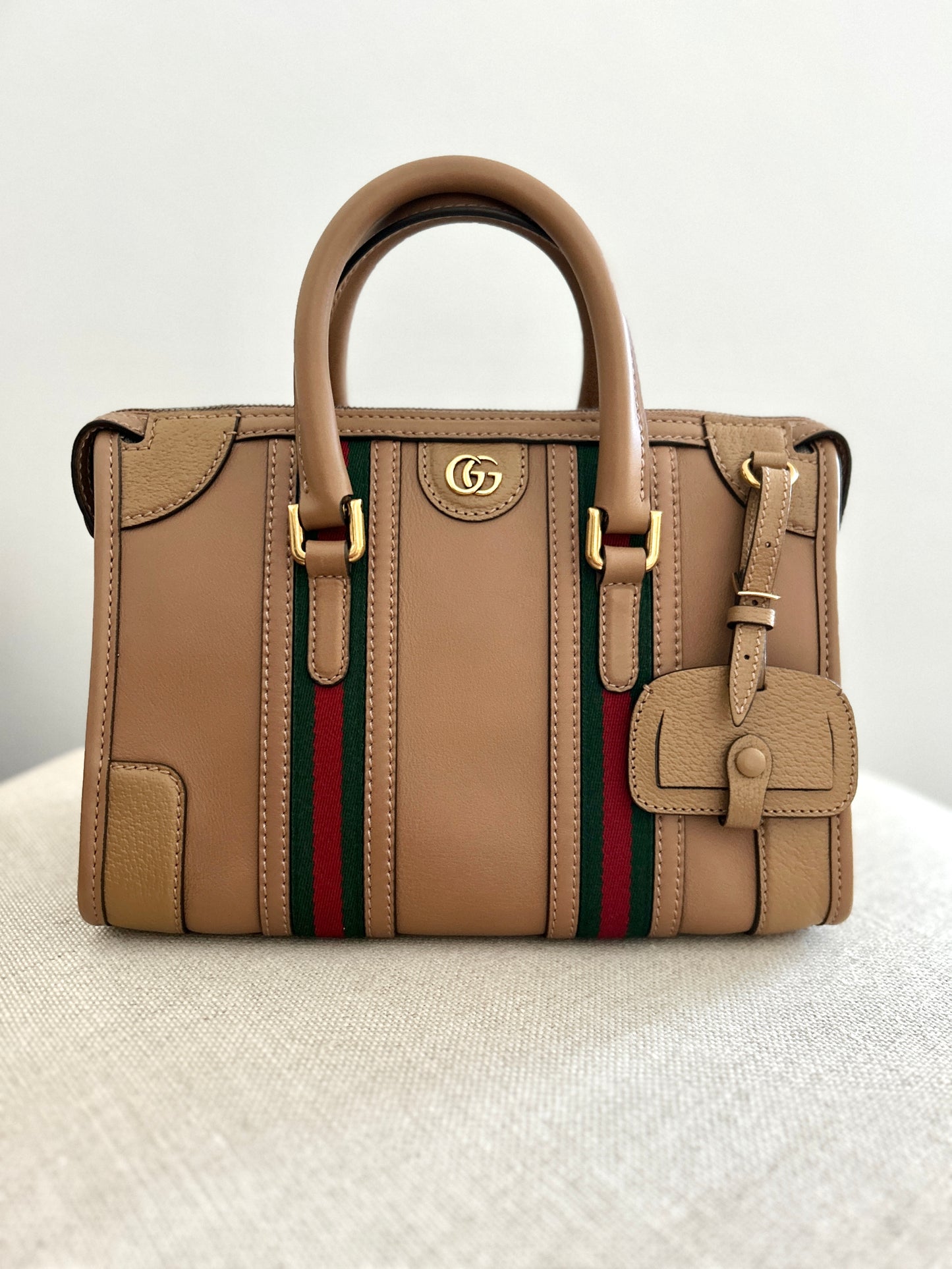 Gucci Bauletto Top Handle Bag Small (With Strap)