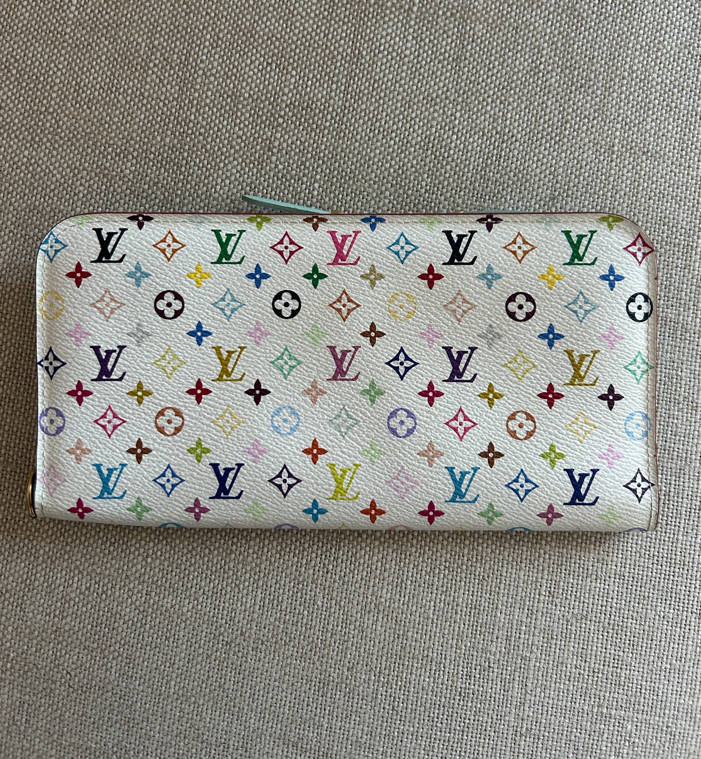 Louis Vuitton Murakami Insolite Wallet (light blue interior)