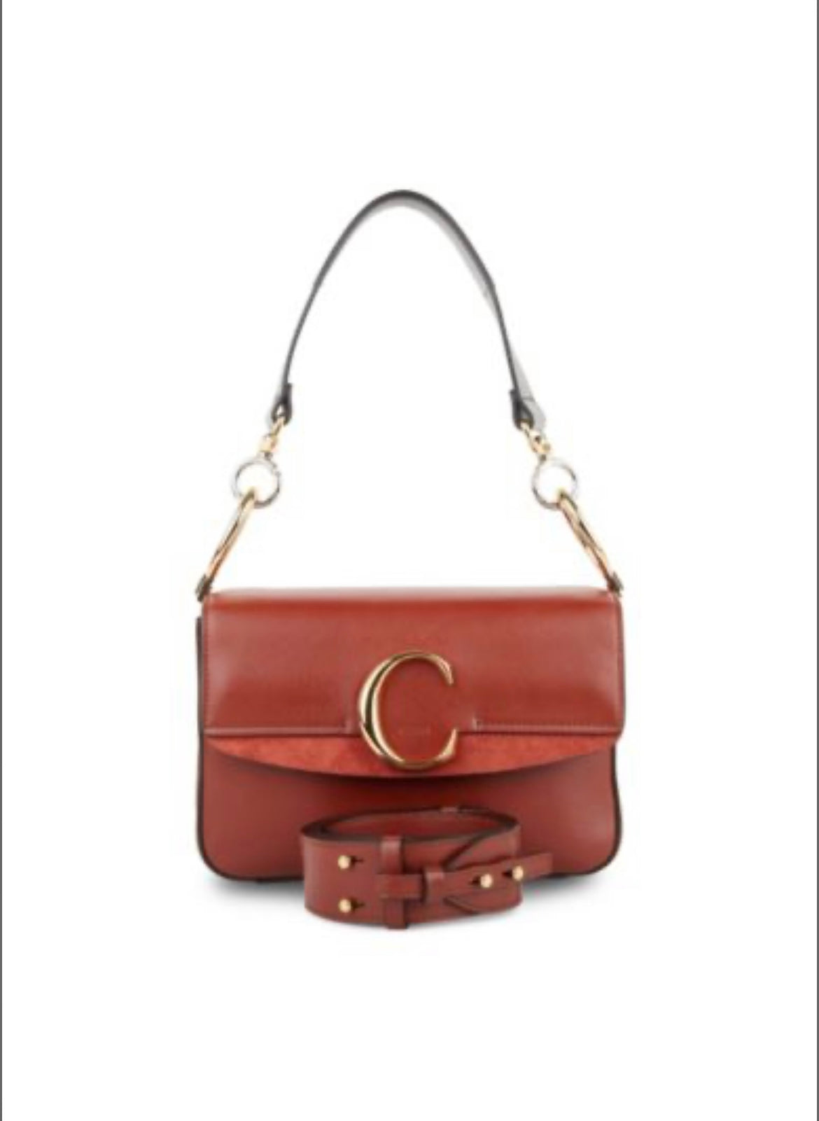 Chloe C Double Carry Bag Leather Small