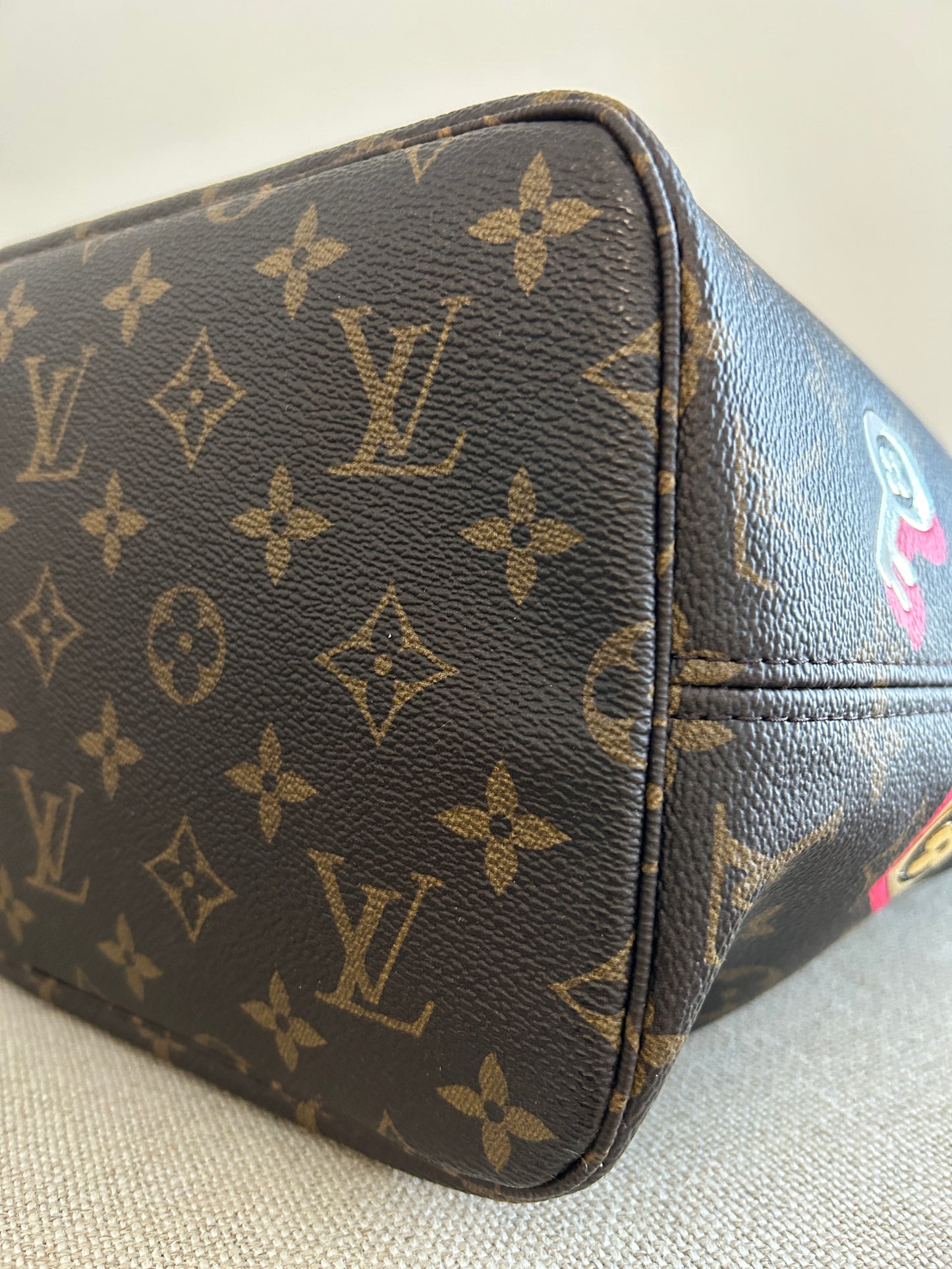 Louis Vuitton Neverfull Limited Edition Love Lock Monogram MM