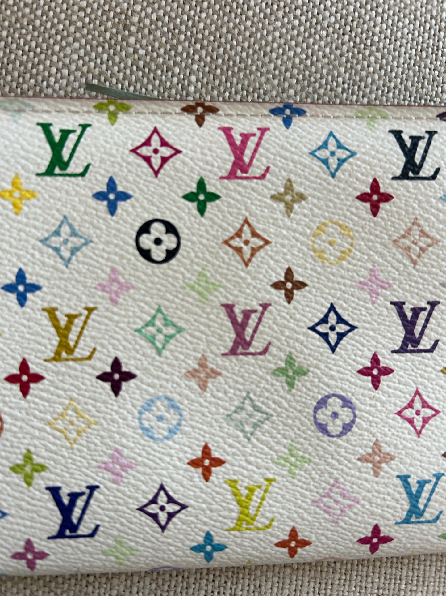 Louis Vuitton Murakami Insolite Wallet (light blue interior)