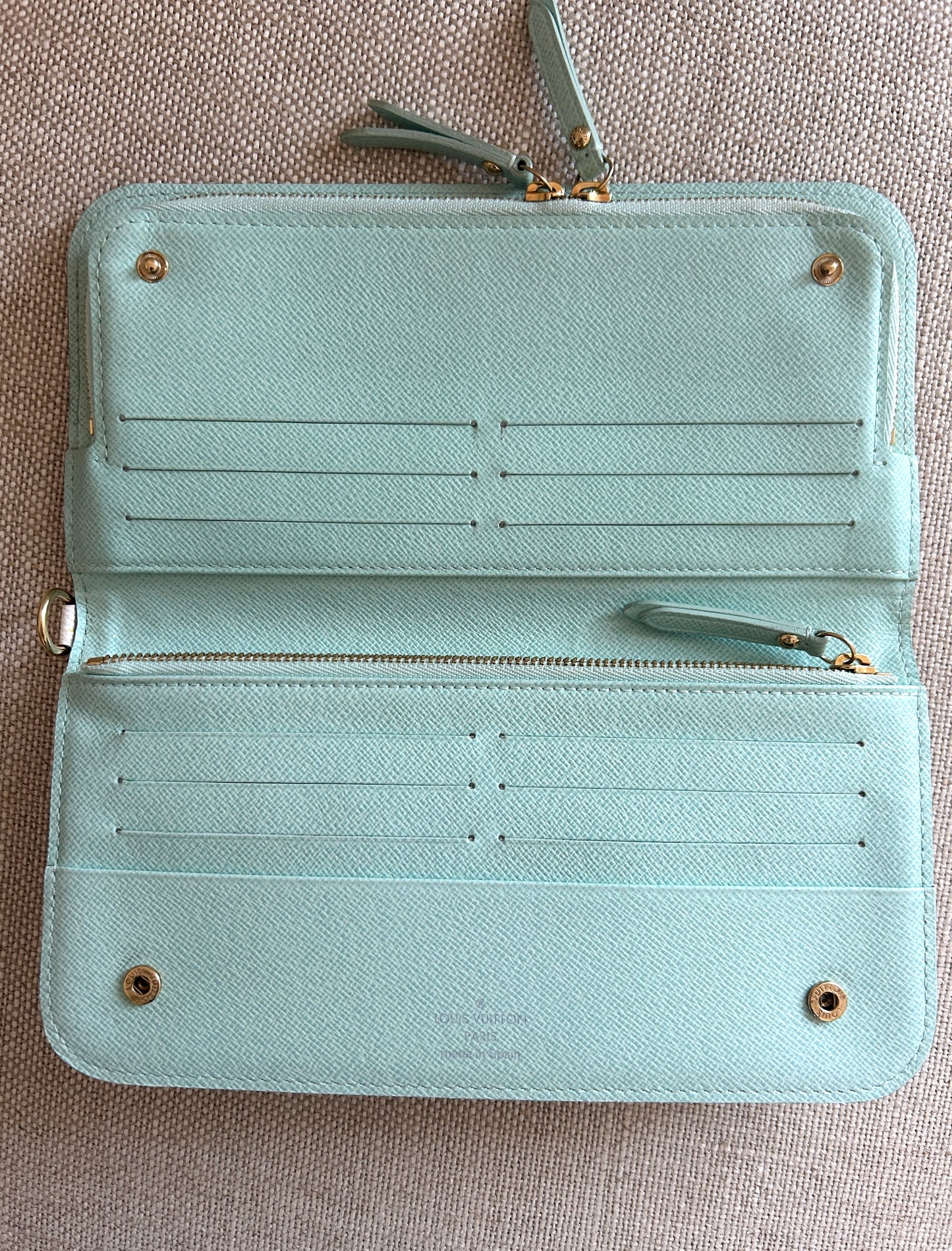 Louis Vuitton Murakami Insolite Wallet (light blue interior)