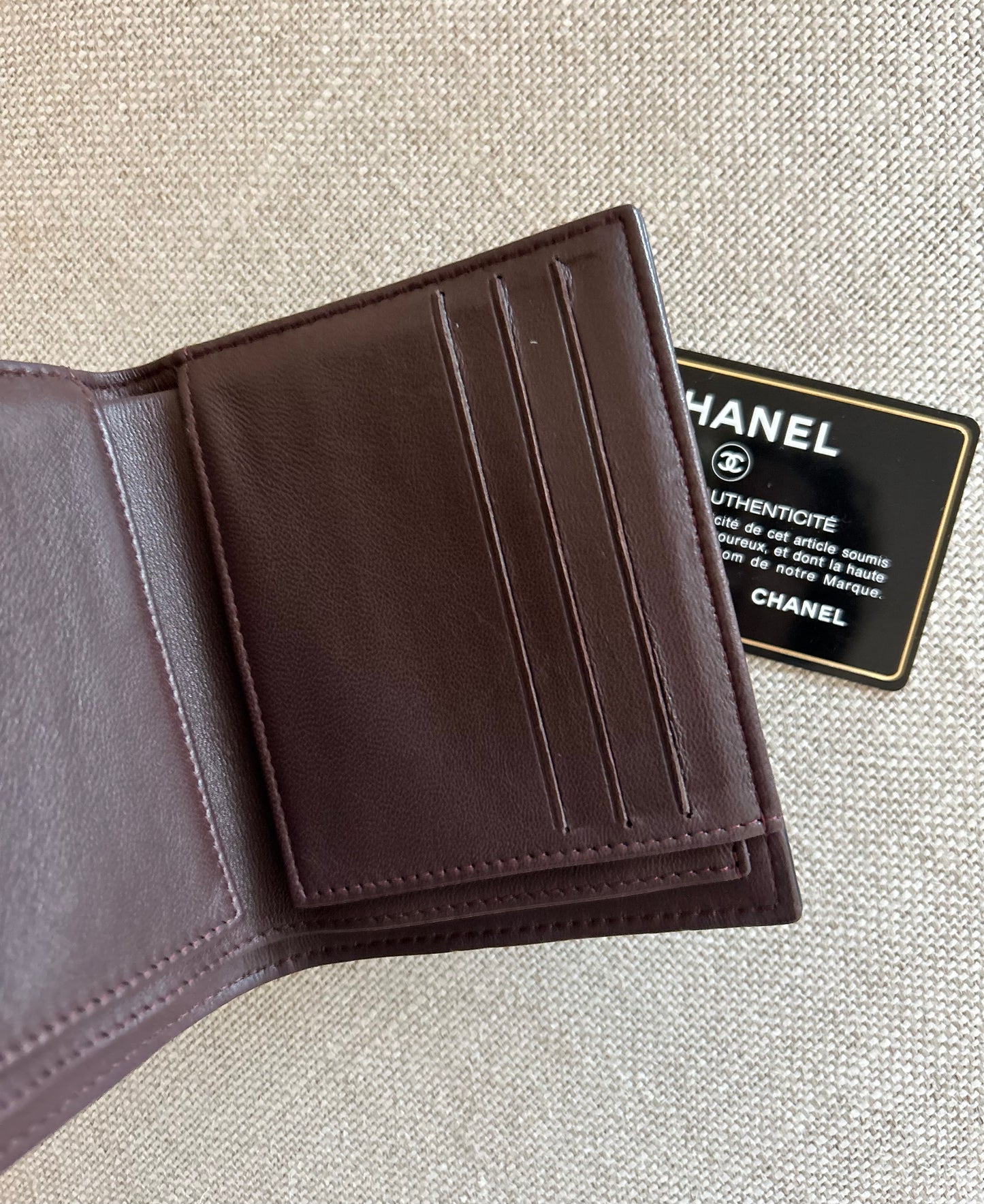 Chanel Lambskin Short Wallet