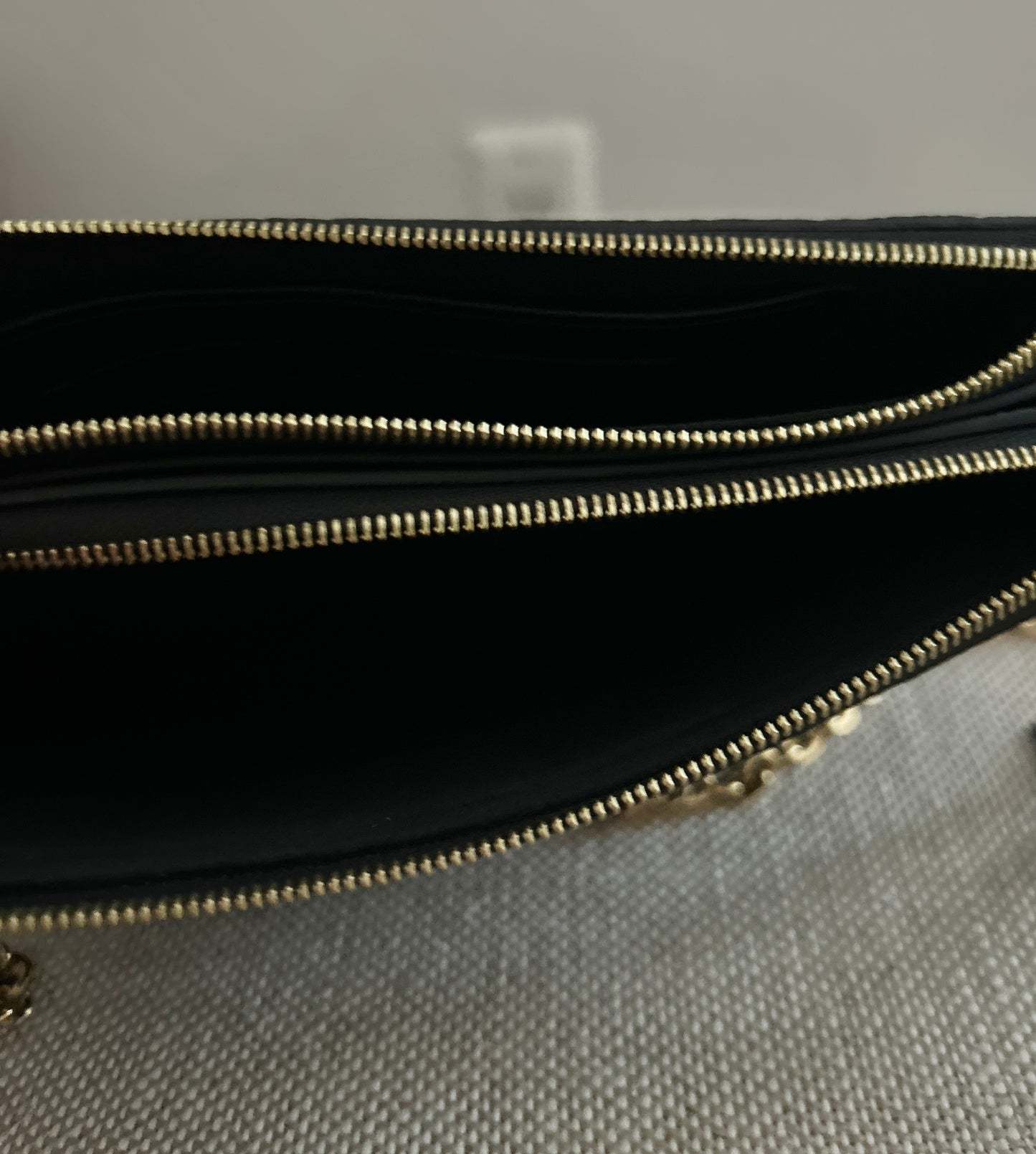 Louis Vuitton Empreinte Double Zip Pochette Black