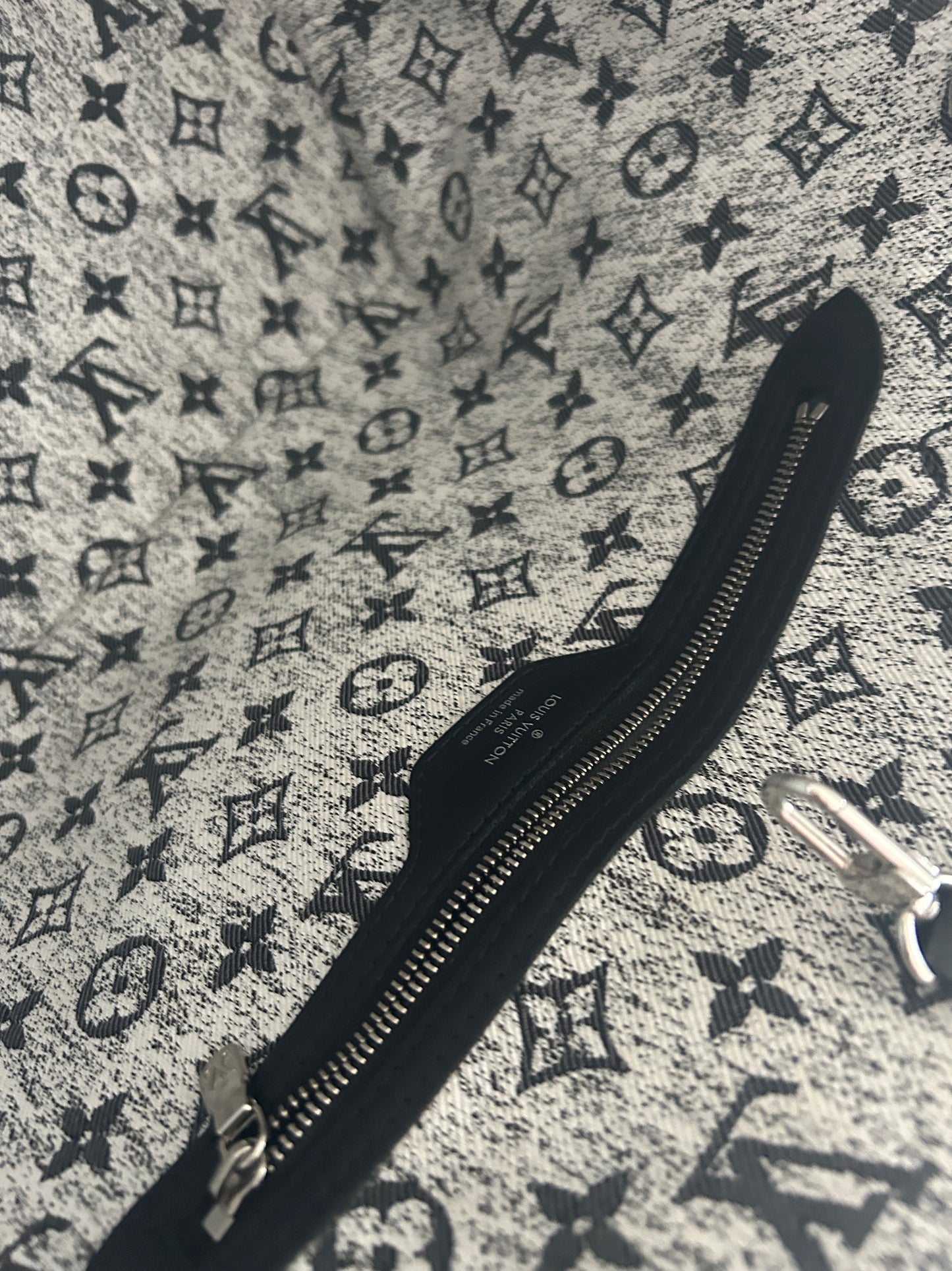 Louis Vuitton Denim Monogram Jacquard Neverfull MM Grey/Black