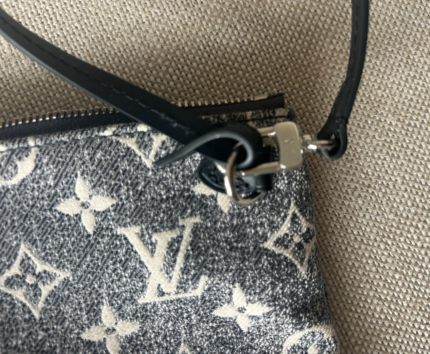Louis Vuitton Denim Monogram Jacquard Neverfull MM Grey/Black