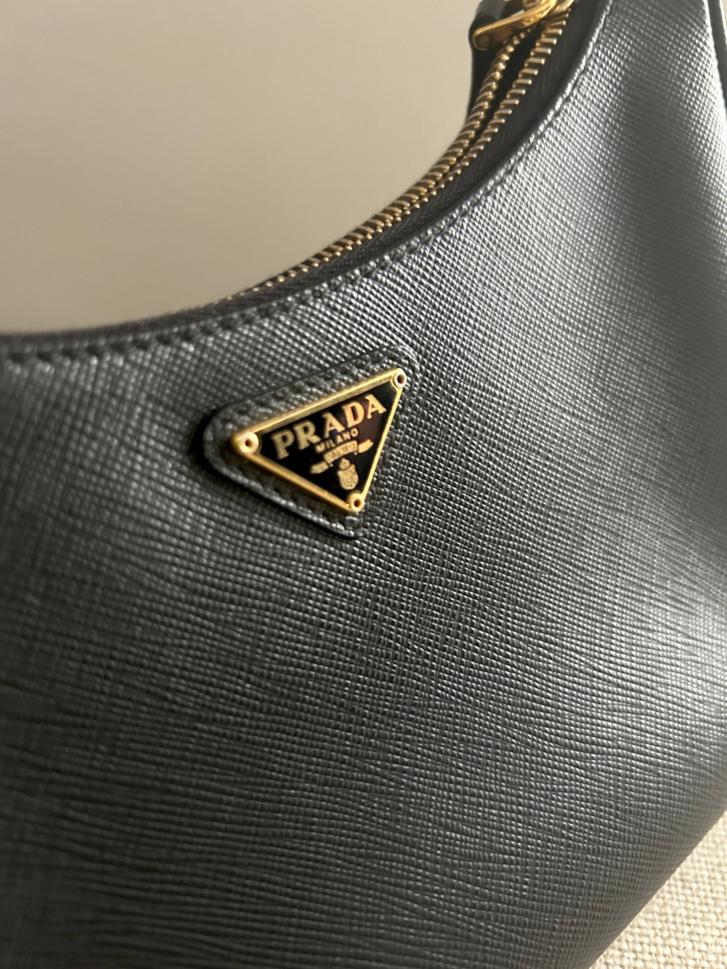 Prada Re-edition Leather Saffiano