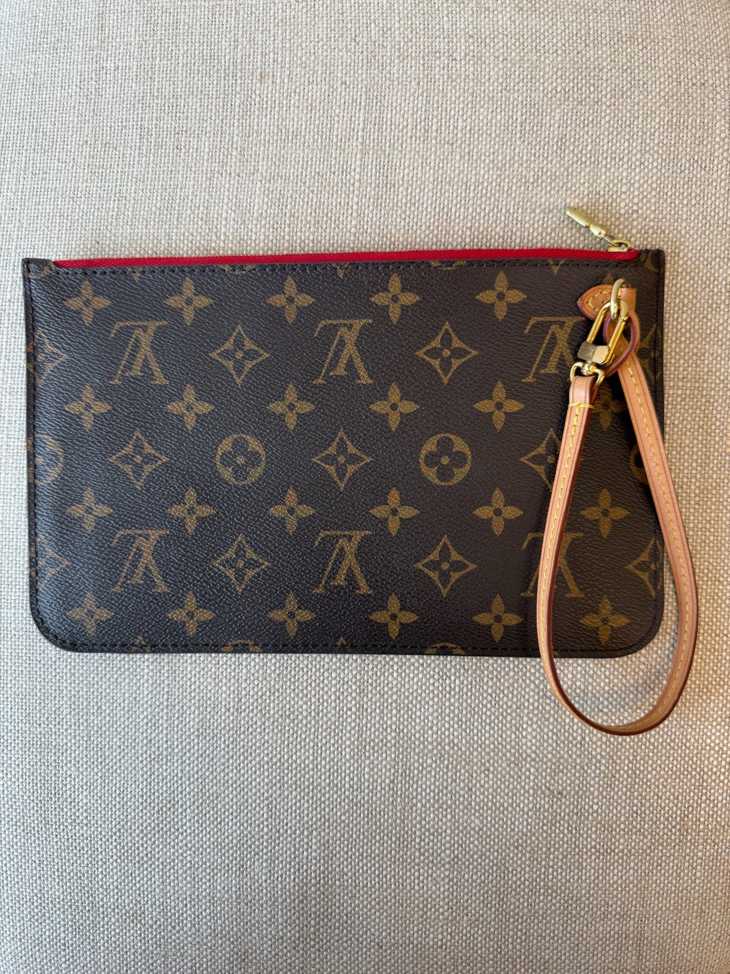 Louis Vuitton Pochette (cherry interior)