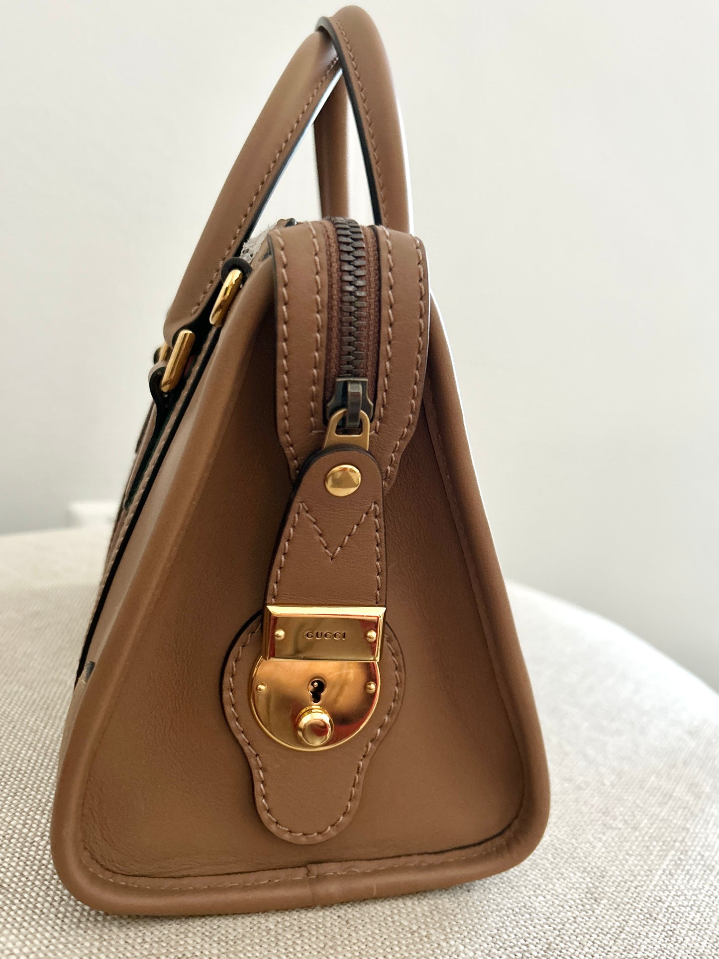 Gucci Bauletto Top Handle Bag Small (With Strap)