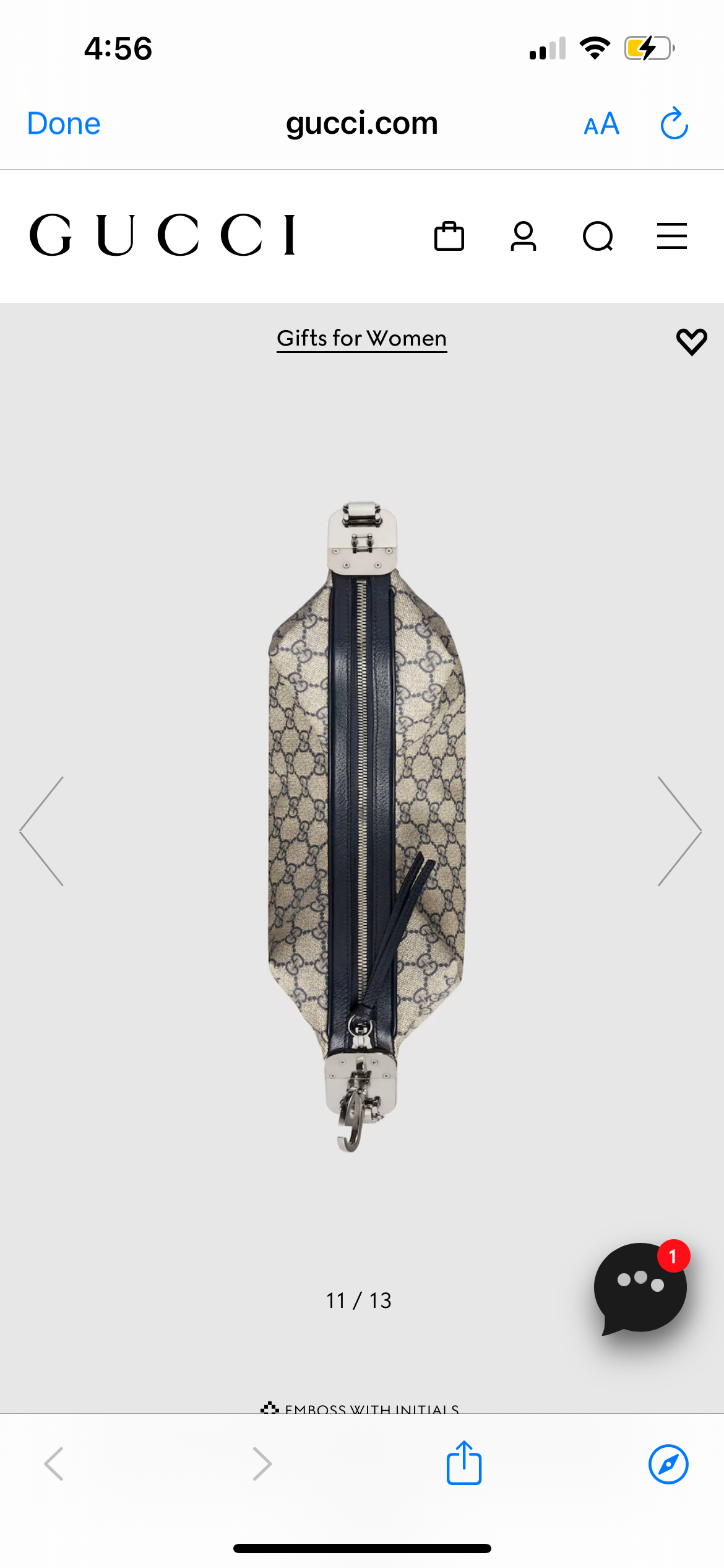 Gucci Attache Medium Shoulder Bag