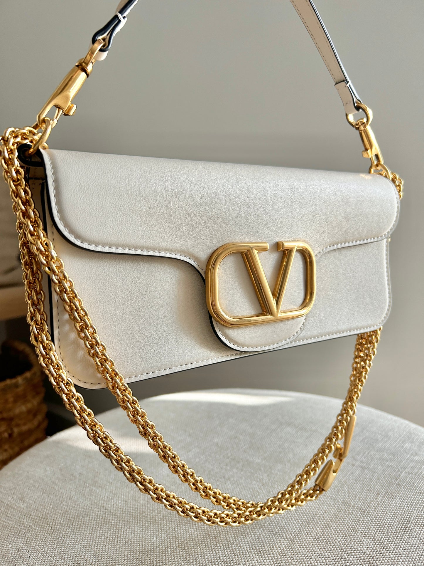 Valentino Garavani Locò shoulder bag Calfskin Leather