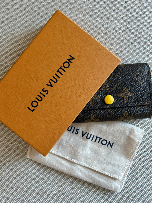 Louis Vuitton Monogram Key Holder (With Yellow)