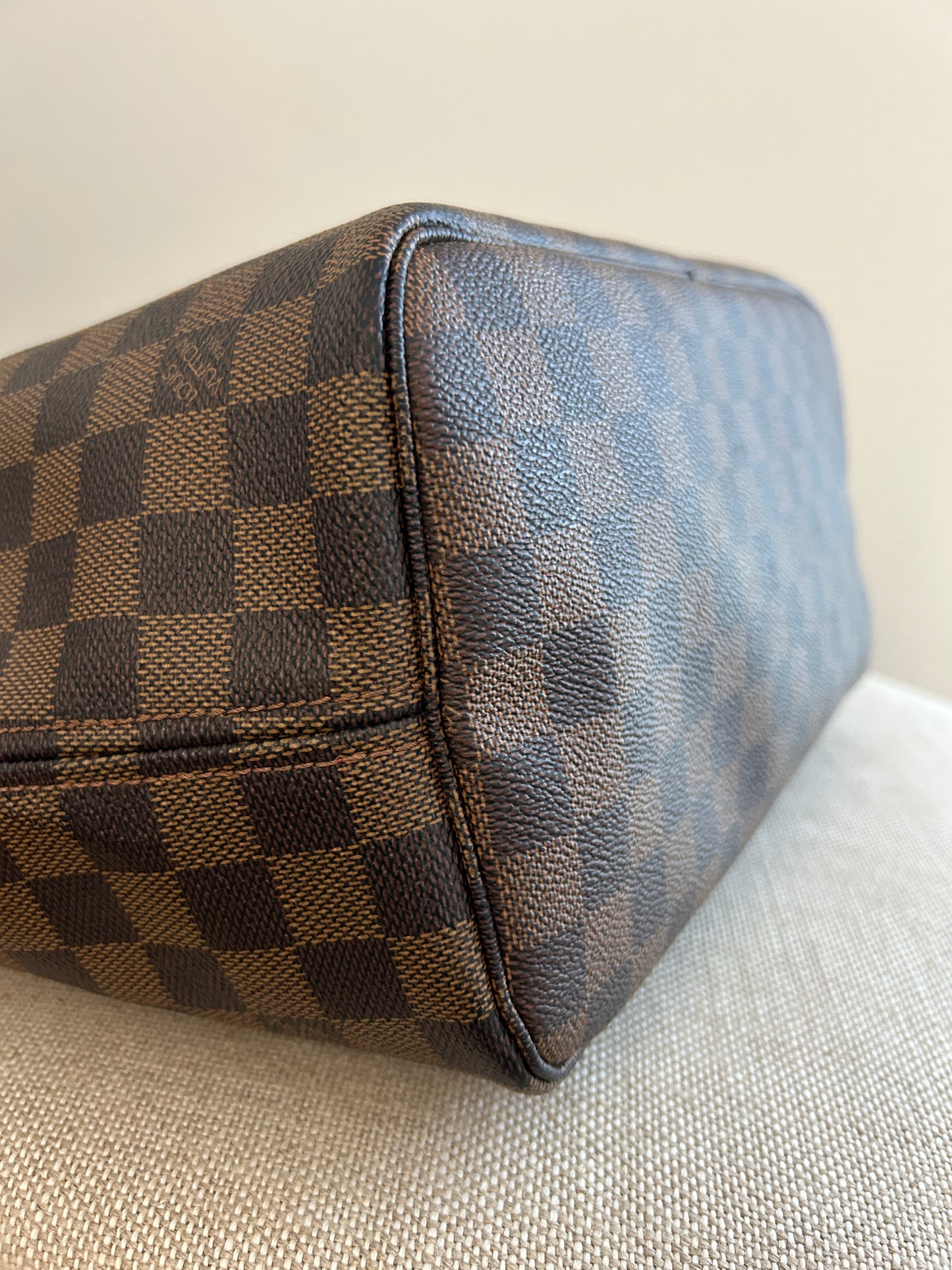 Louis Vuitton Neverfull Damier Ebene MM -Without Pochette (pouch)