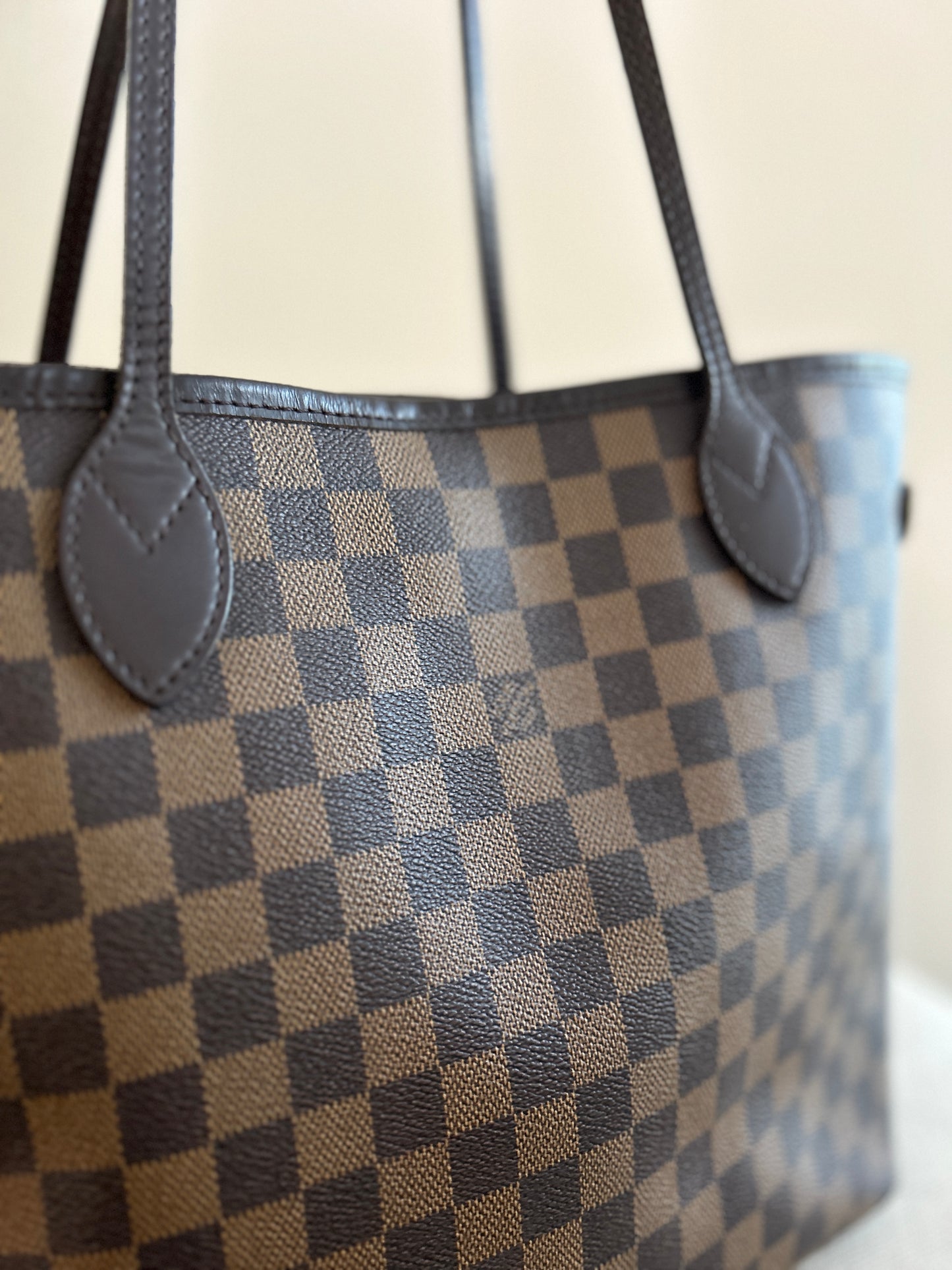 Louis Vuitton Neverfull Damier Ebene MM -Without Pochette (pouch)