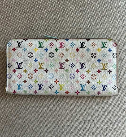 Louis Vuitton Murakami Insolite Wallet (light blue interior)