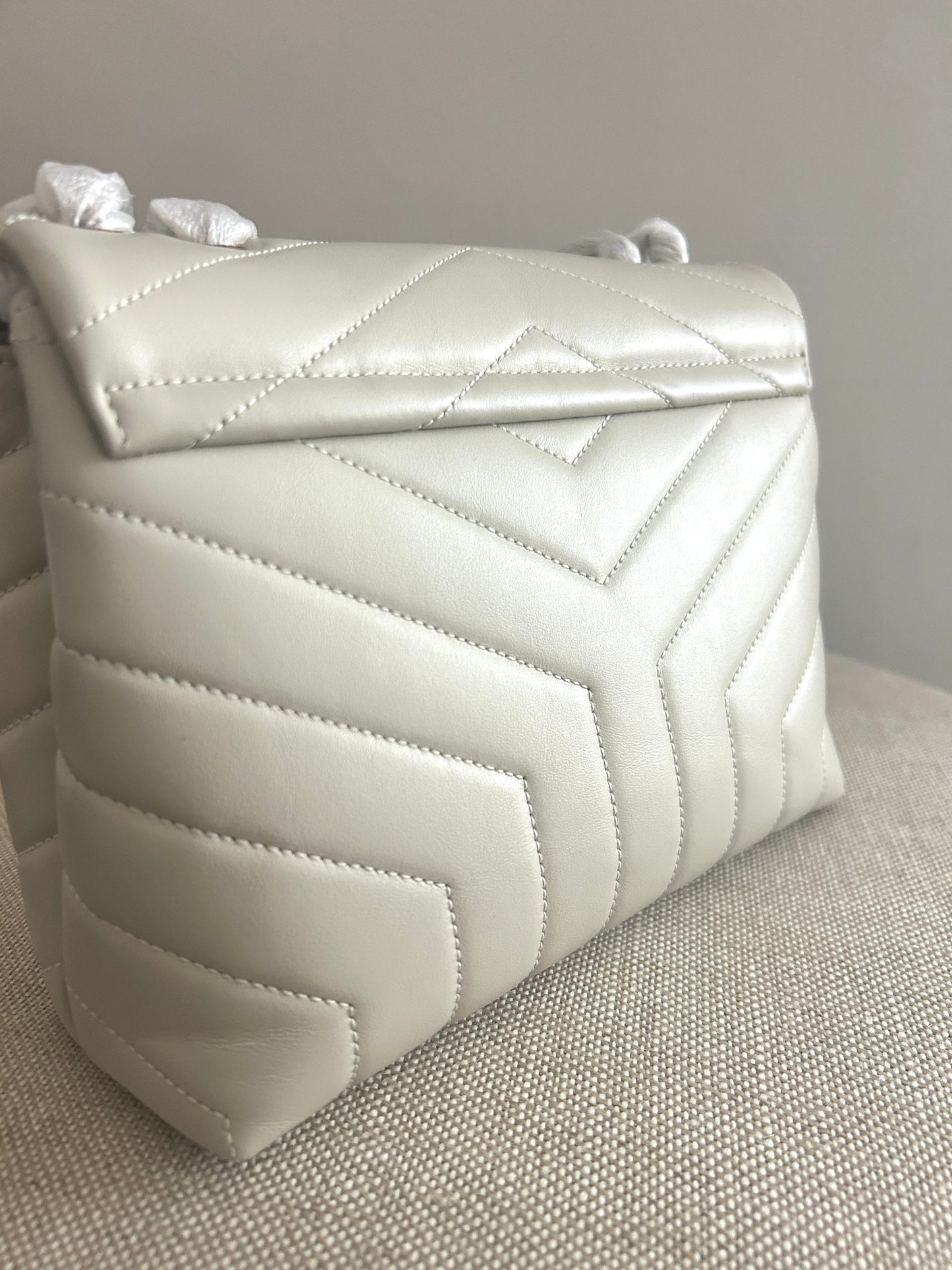 YSL- Saint Laurent Small LouLou in Quilted Leather