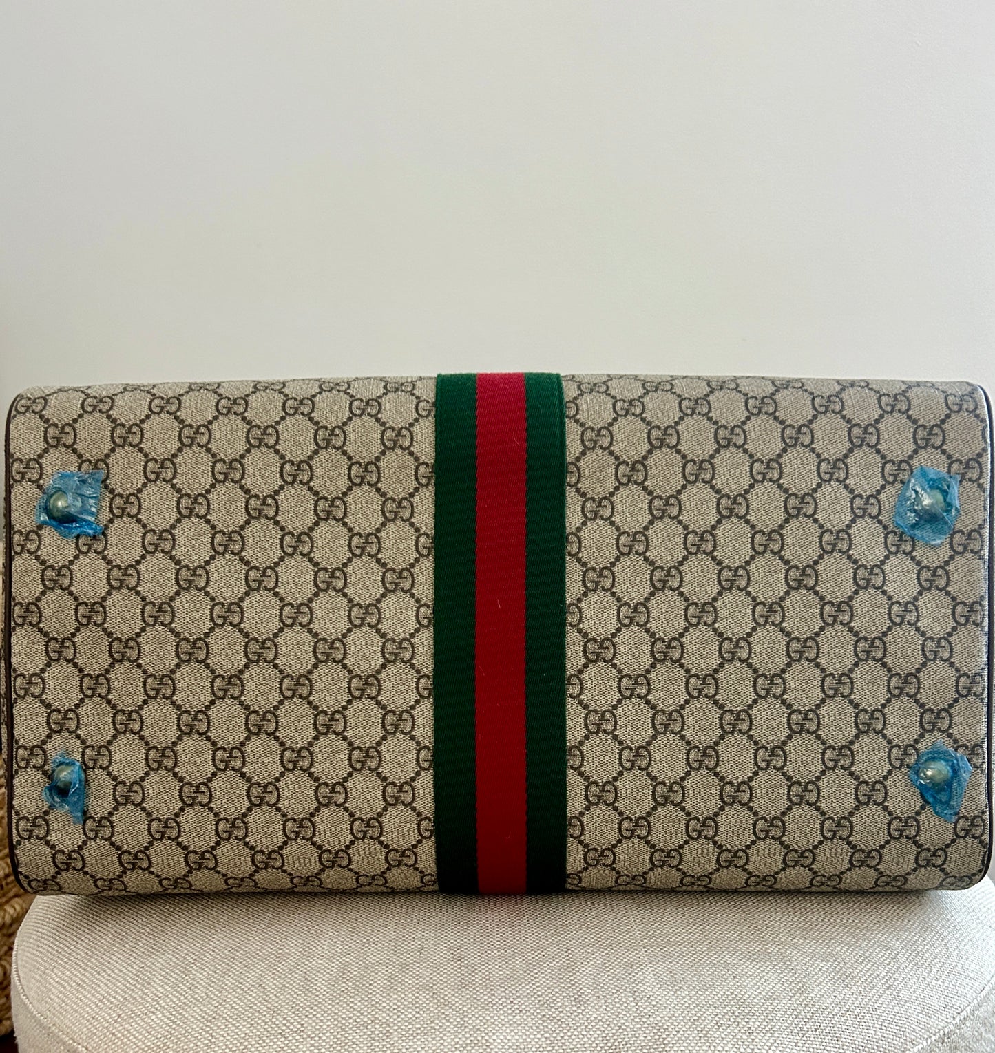 Gucci Savoy Carry On Duffle Bag GG Coated Canvas Medium - Unisex