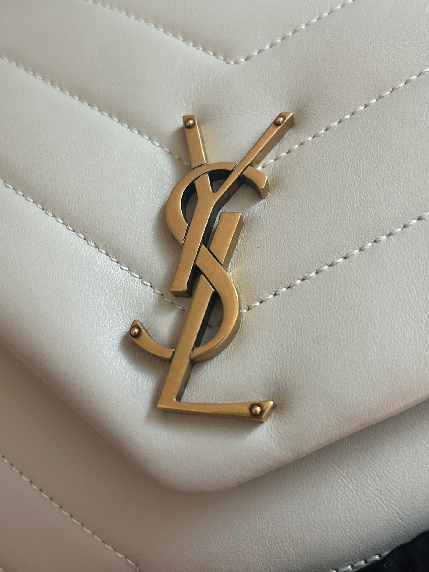 YSL- Saint Laurent Small LouLou in Quilted Leather