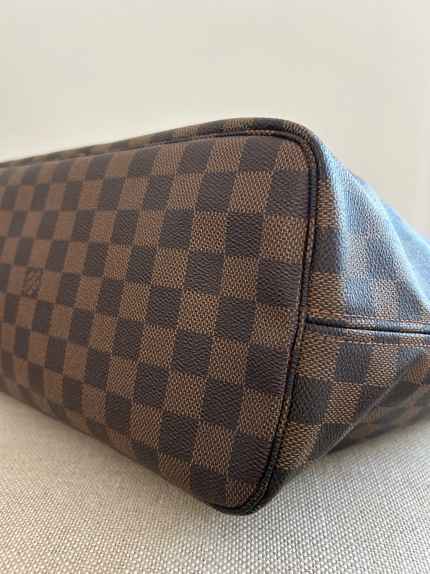 Louis Vuitton Neverfull Damier Ebene MM -Without Pochette (pouch)