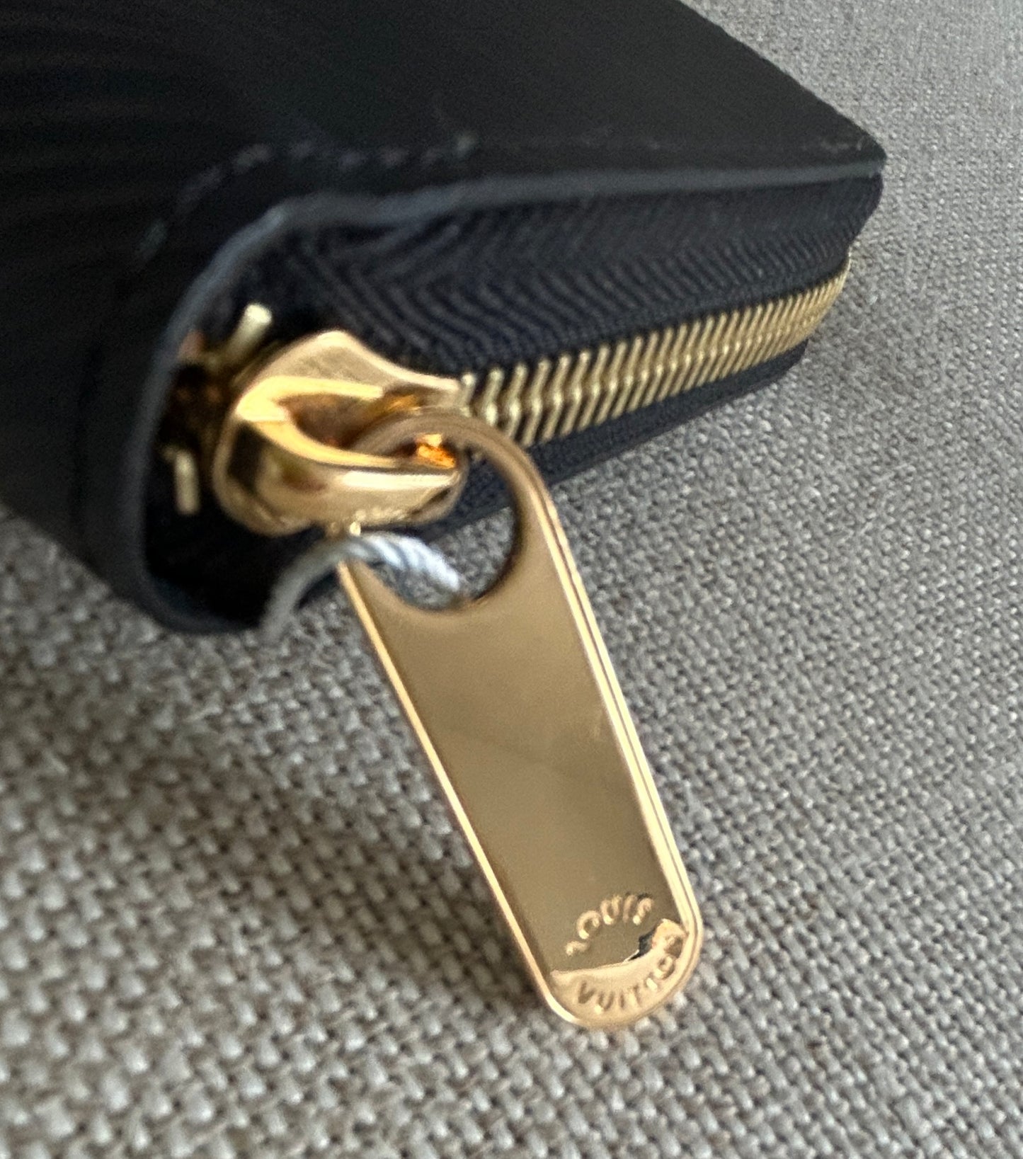 Louis Vuitton Long Wallet Lovelock Zippy Epi Noir