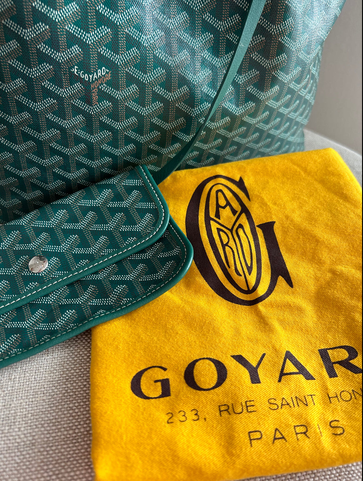 GOYARD
Goyardine Saint Louis PM Green