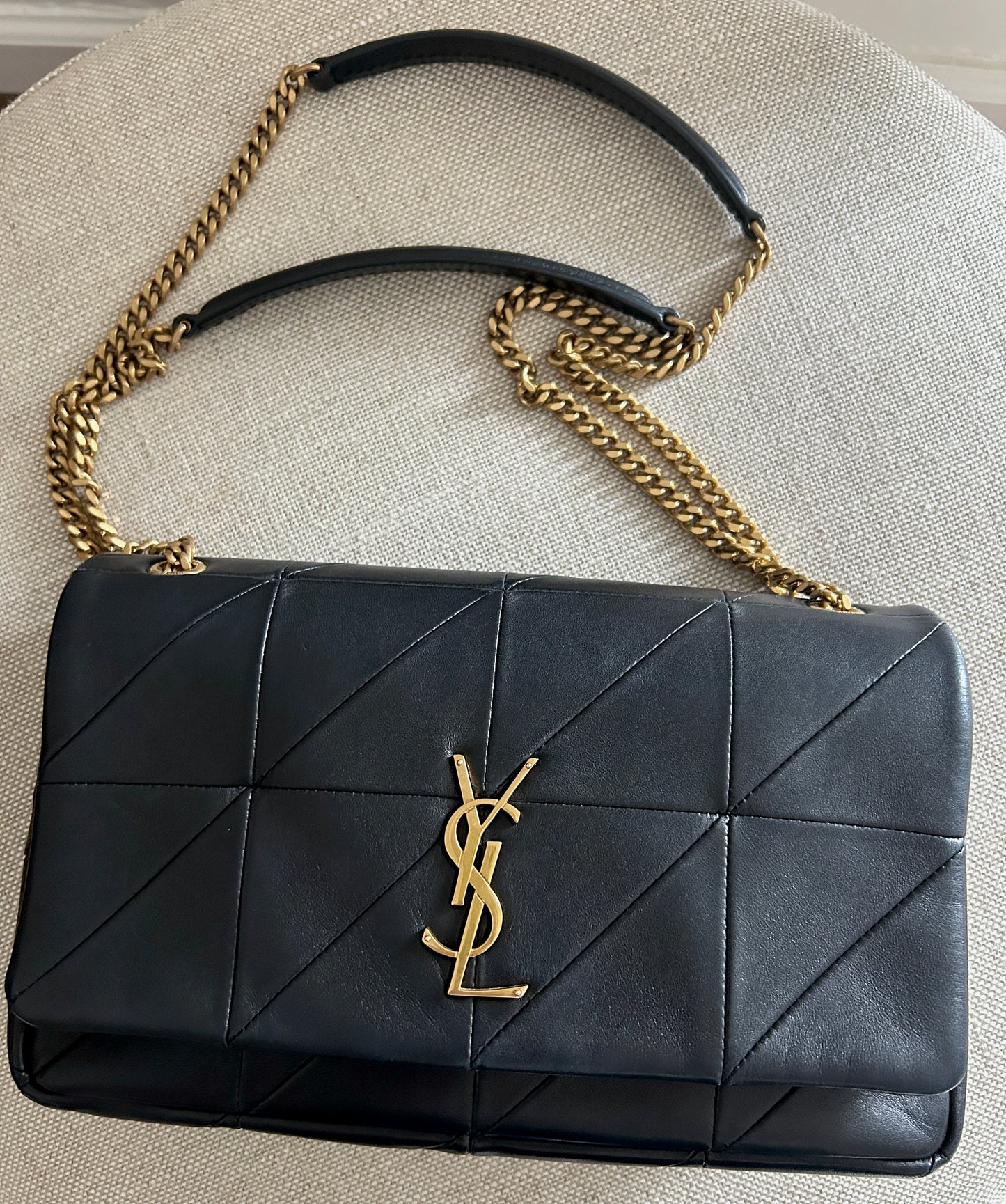 Saint Laurent
Jamie Black Calfskin Shoulder /Cross body