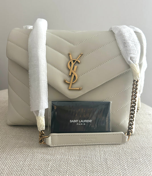 YSL- Saint Laurent Small LouLou in Quilted Leather