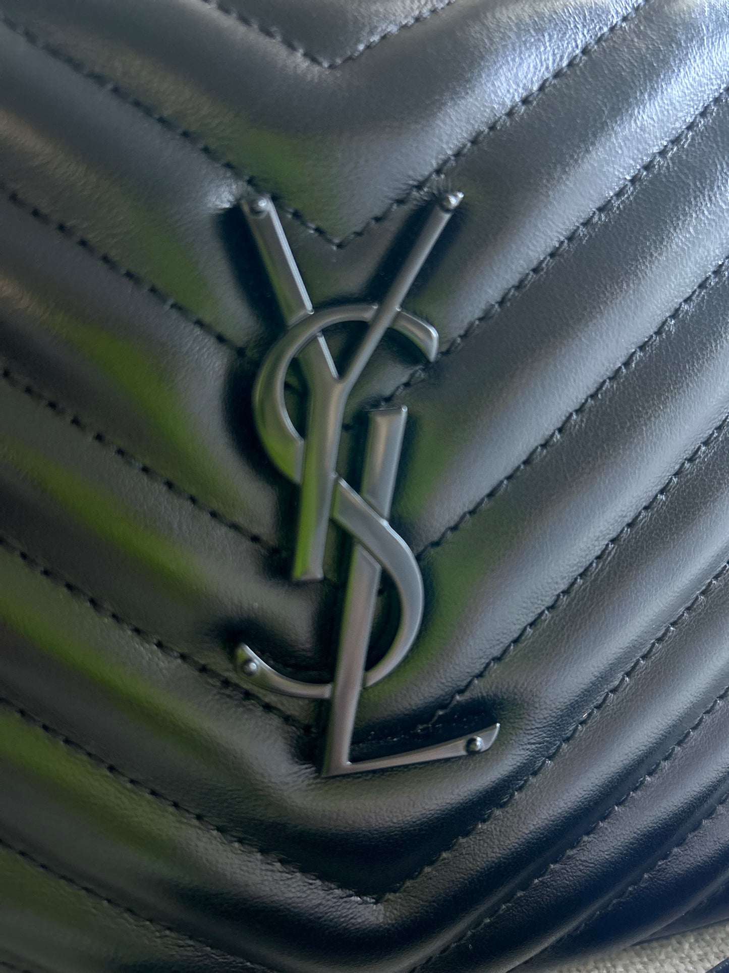 YSL Lou Lou Camera Bag Black on Black (medium)