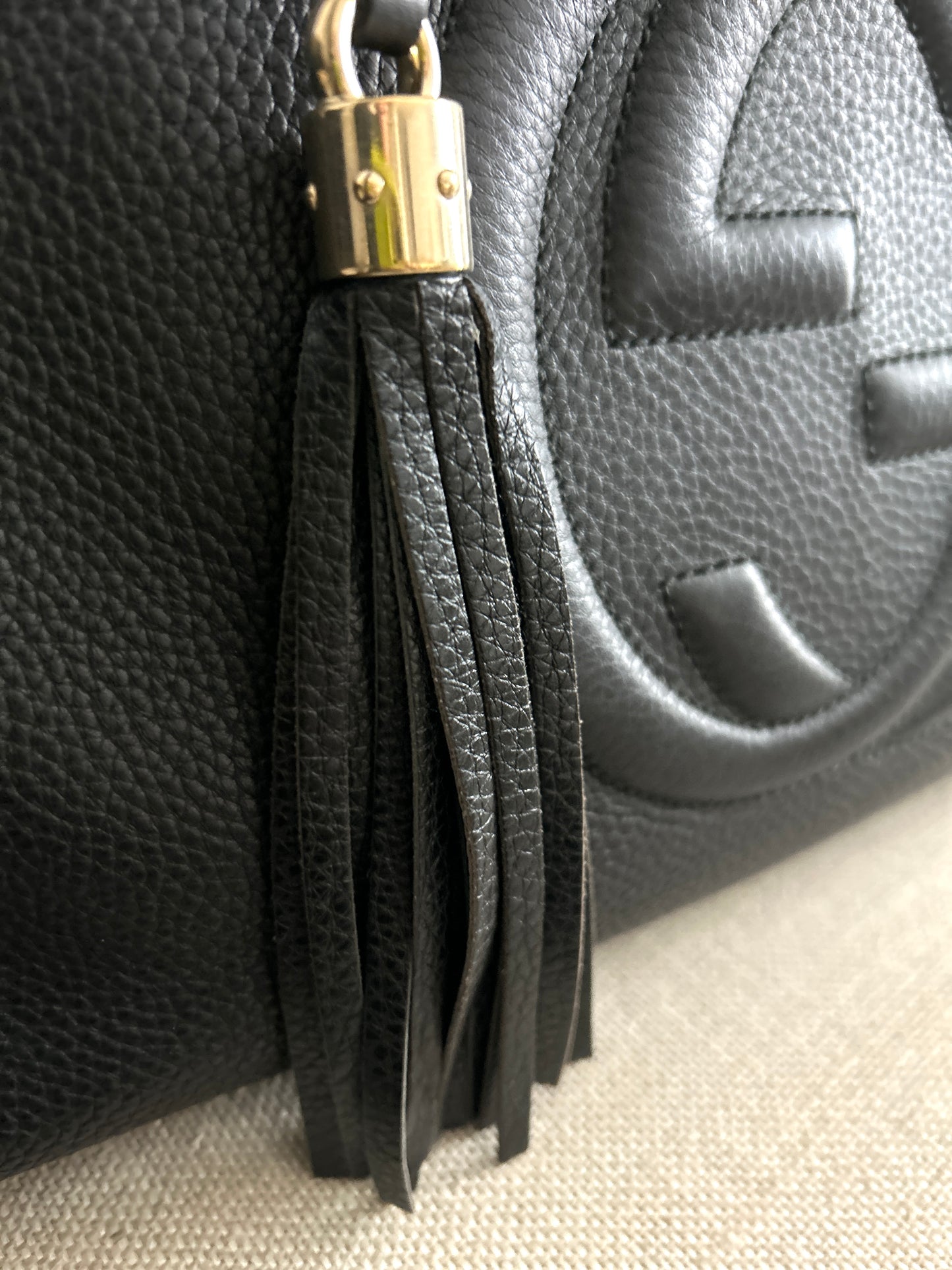 Gucci Soho Tote in Black