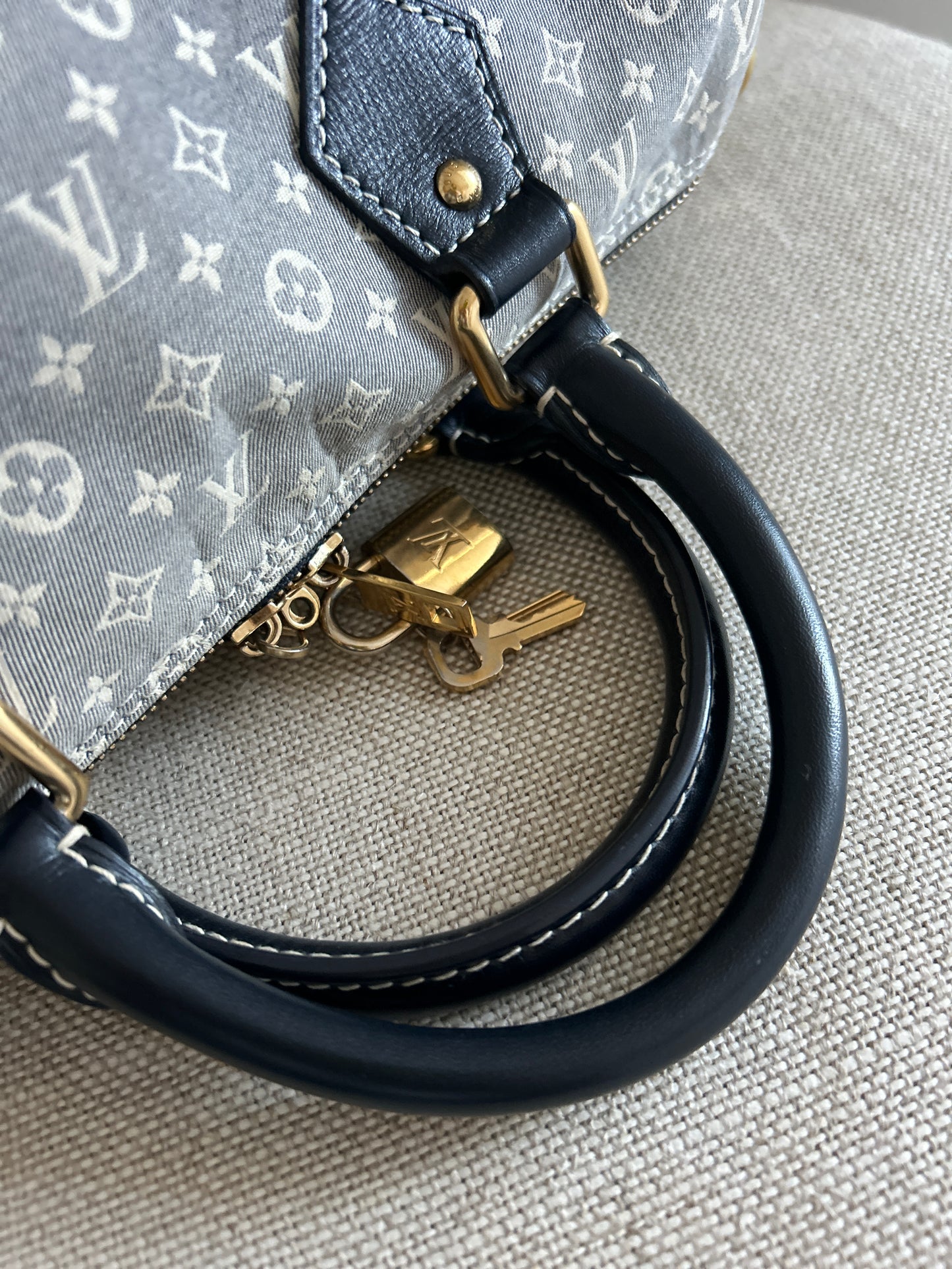 Louis Vuitton Bandolier Speedy 30 -Deep Navy Blue