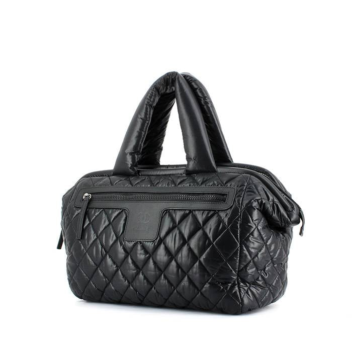 Chanel Cocoon Handbag In Black Quilted - Nylon